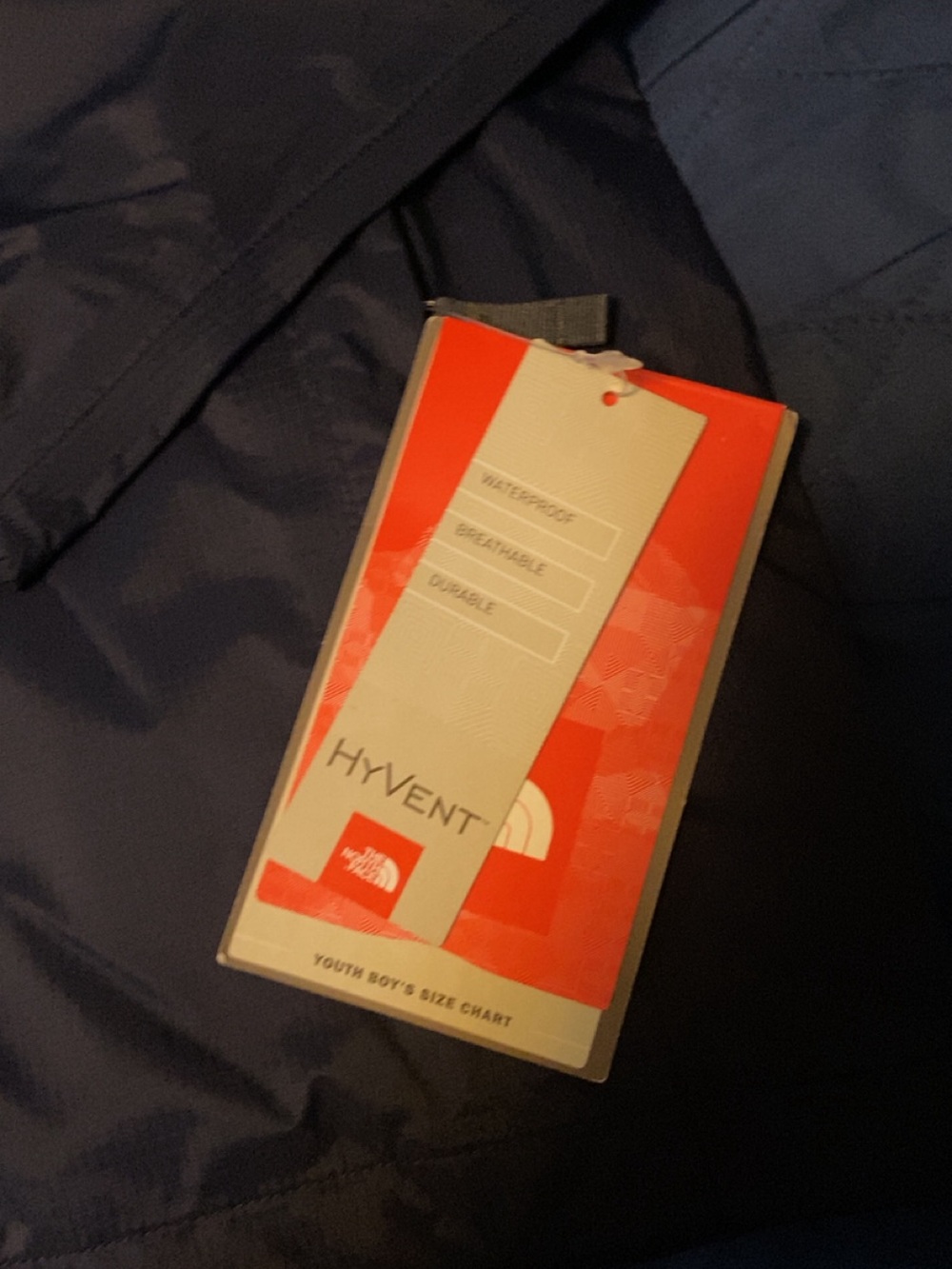 The North Face Navy Hooded Windbreaker Jacket - Picture 4 of 7